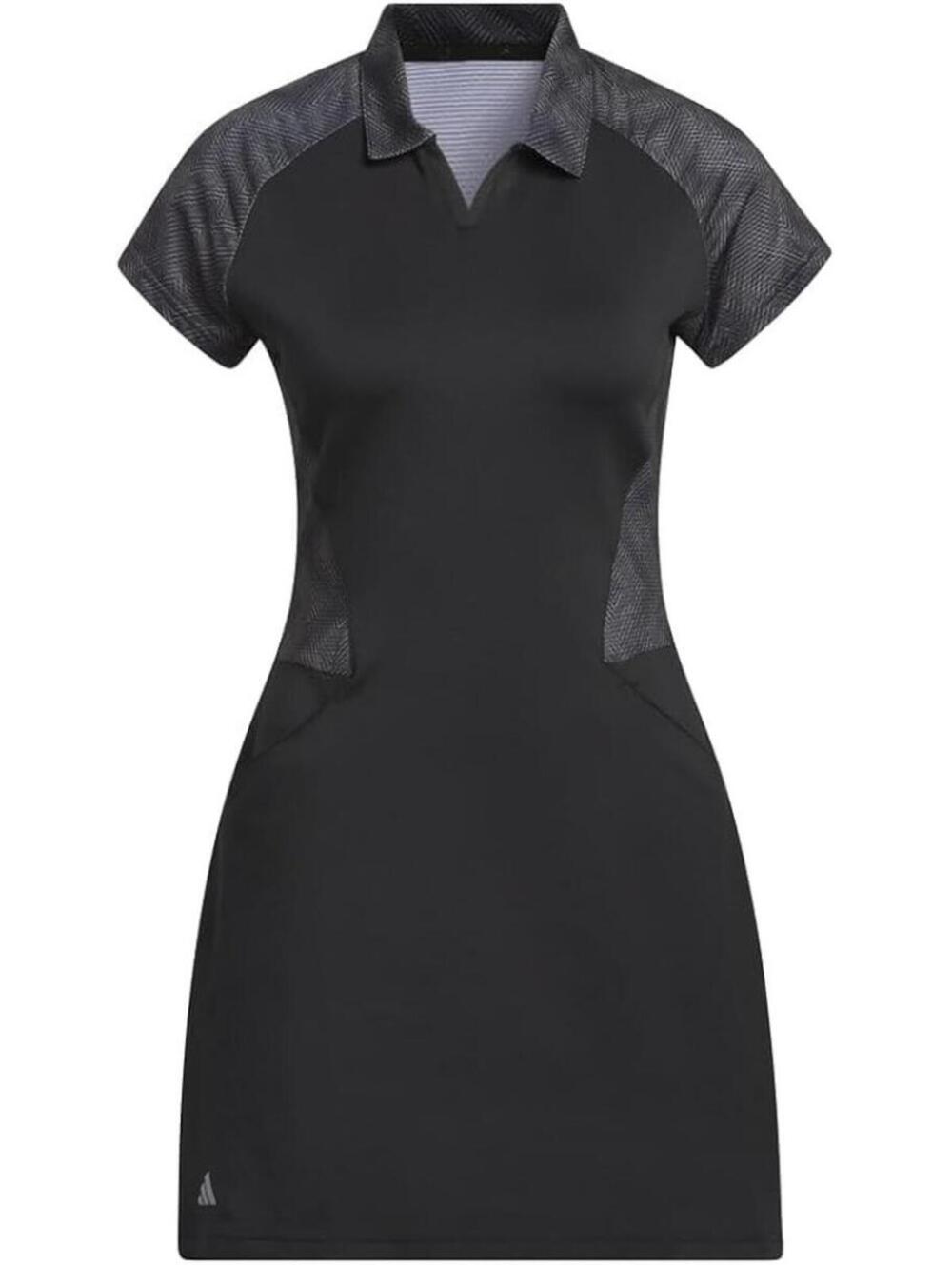 Adidas Ultimate365 Short Sleeve Dress Black Golf Women's XL EUC No Shorts